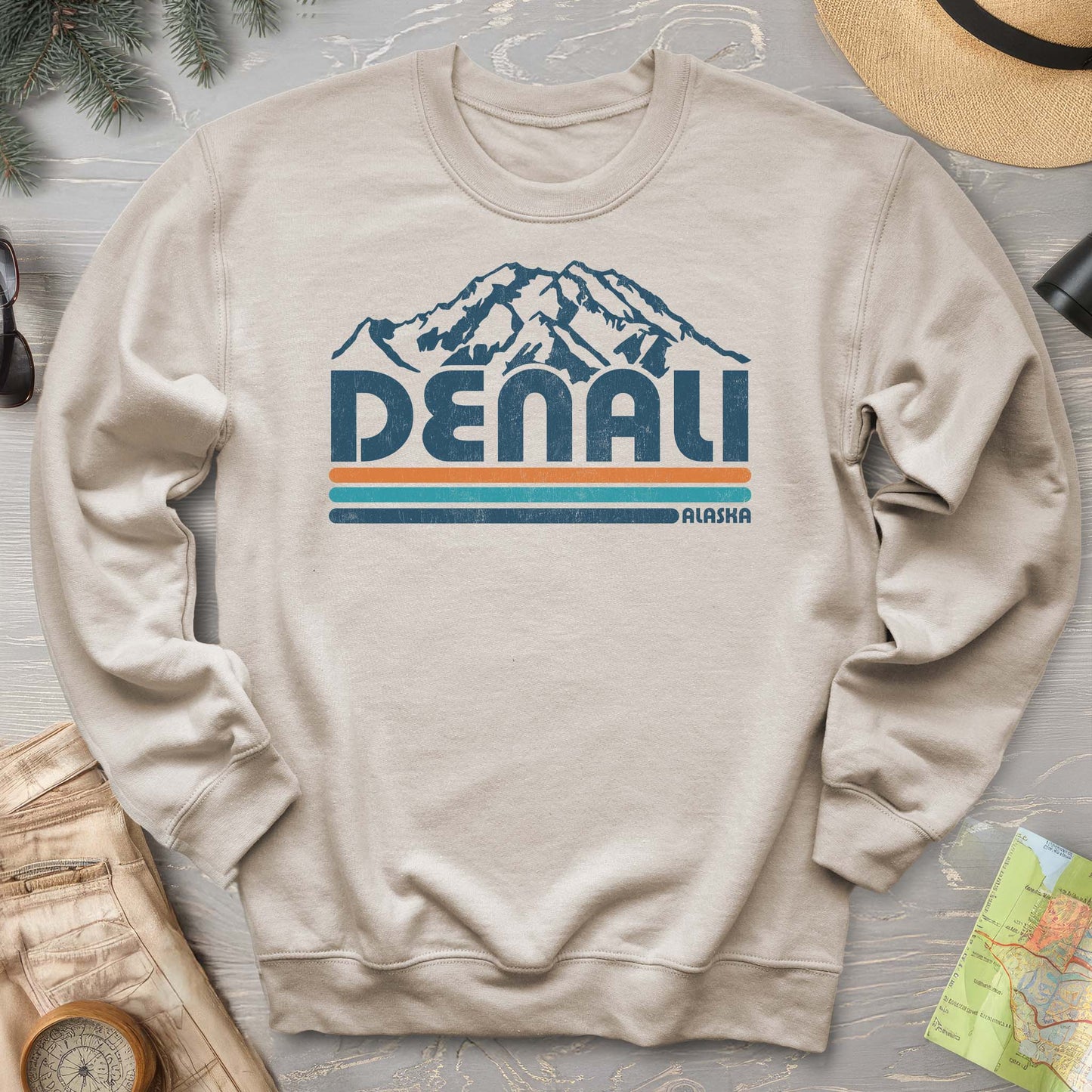 Denali Retro Stripe Sweatshirt