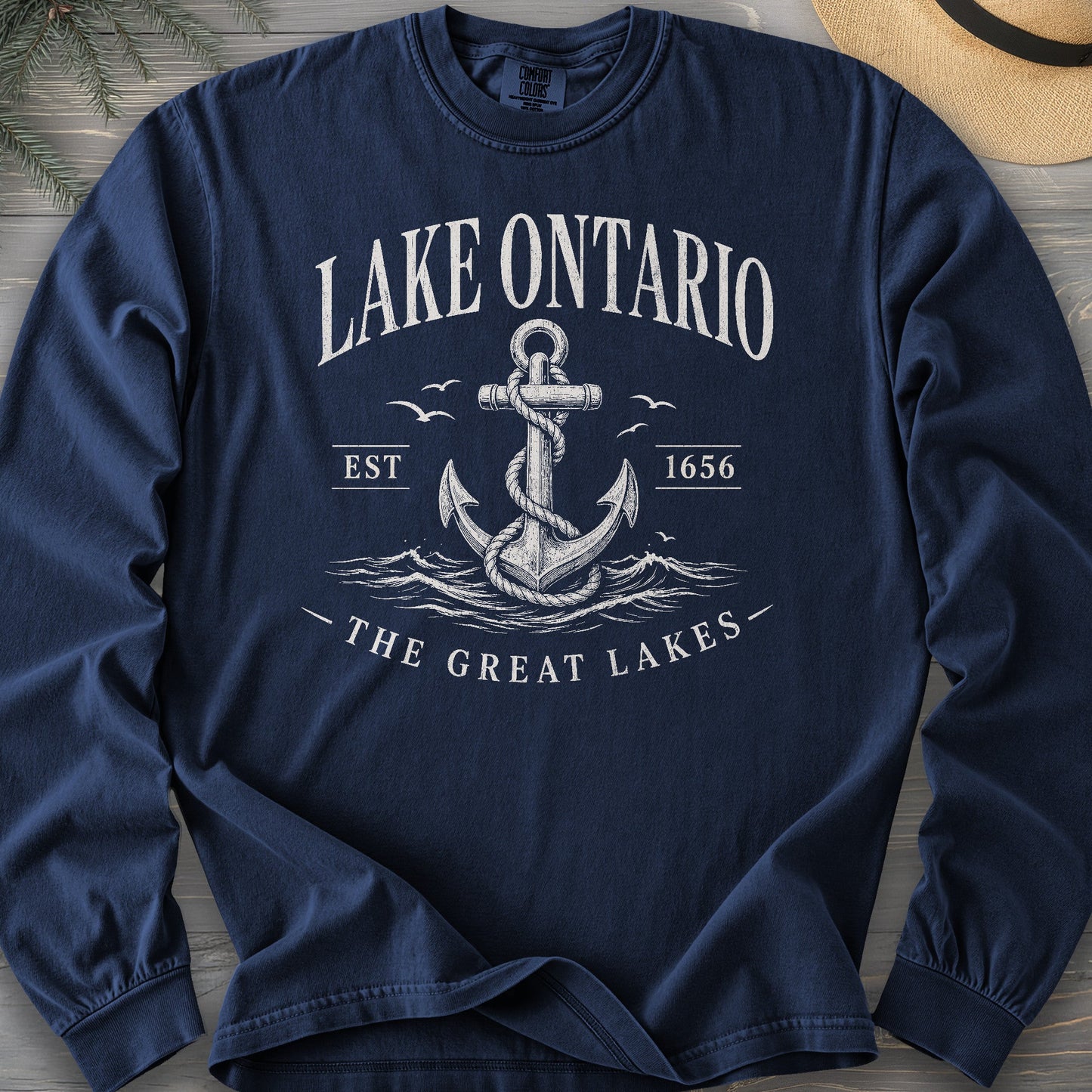 Lake Ontario Anchor Long Sleeve Shirt