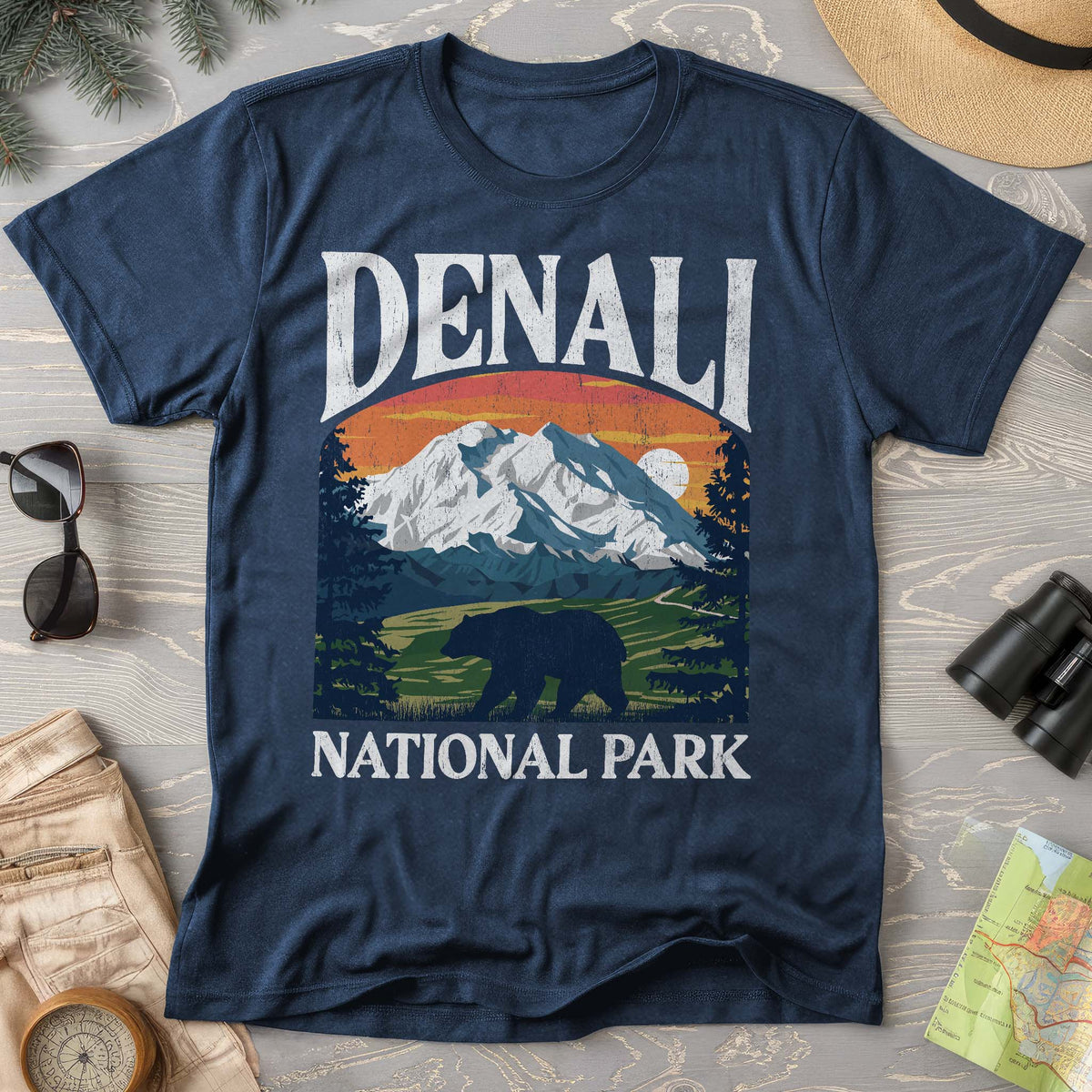 Denali National Park "Big and Bold" T-Shirt