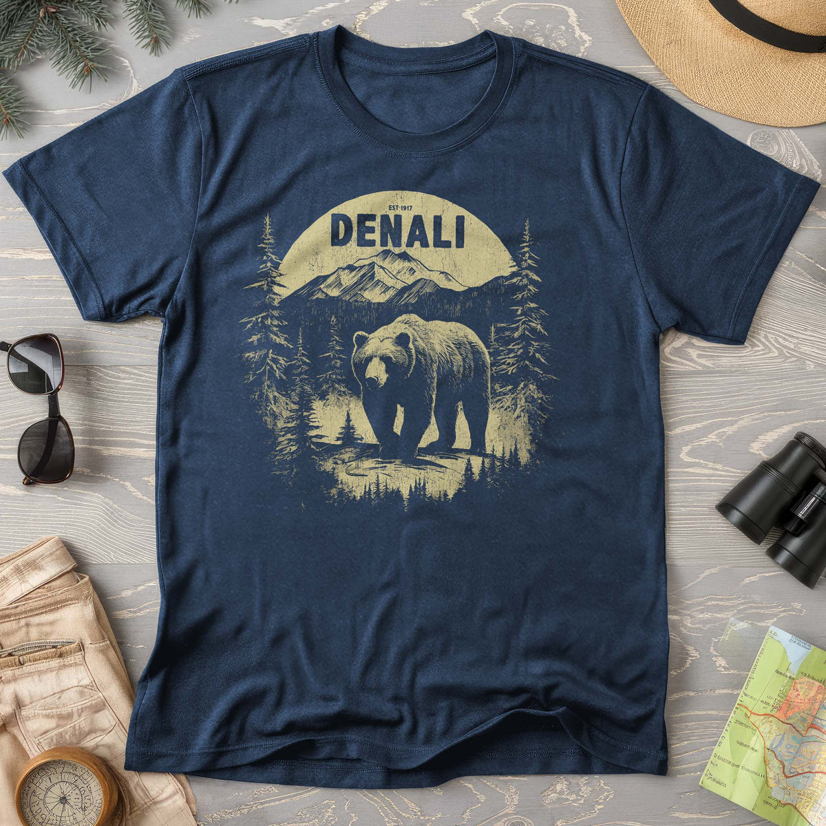 Denali National Park "Grizzly Bear" T-Shirt