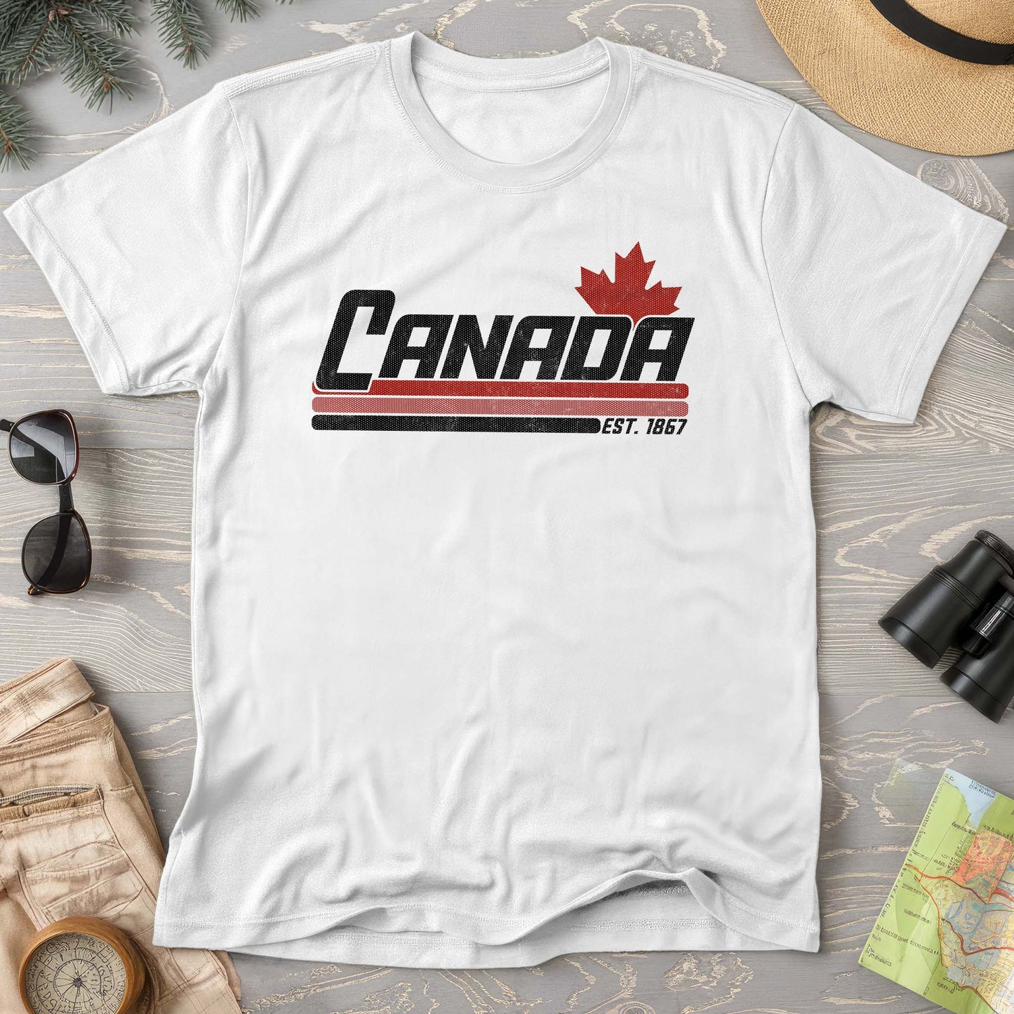 Canada Retro Stripe T-shirt