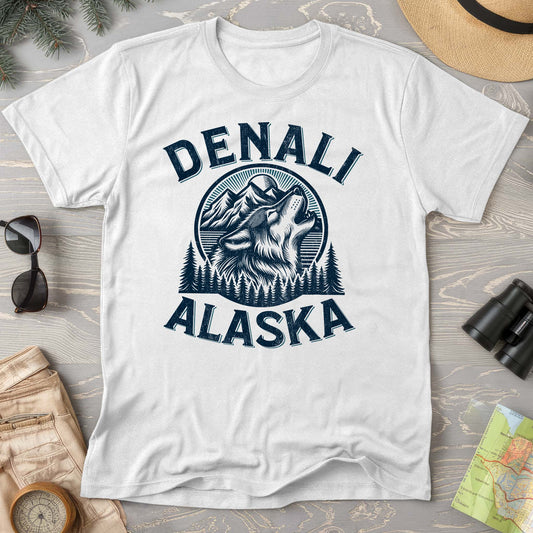 Denali National Park "Vintage Wolf" T-Shirt