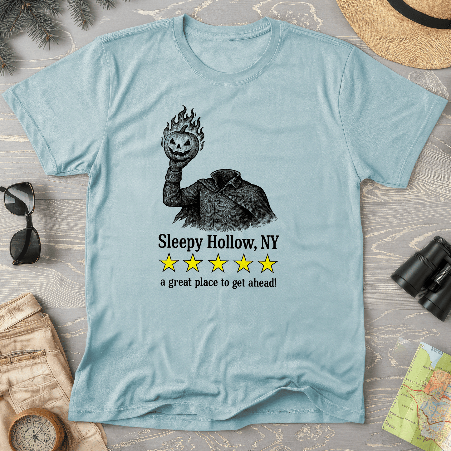 Sleep Hollow NY "5 Star Review" T-Shirt