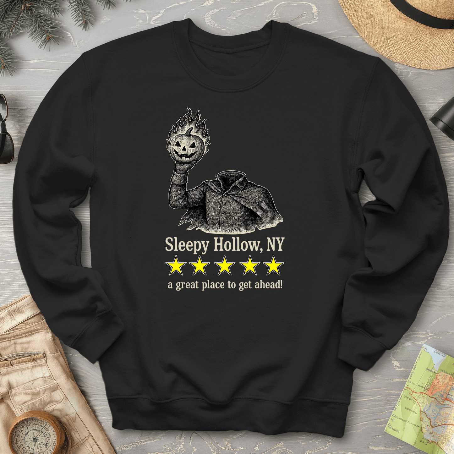 Sleepy Hollow NY "5 Star Review" Sweatshirt