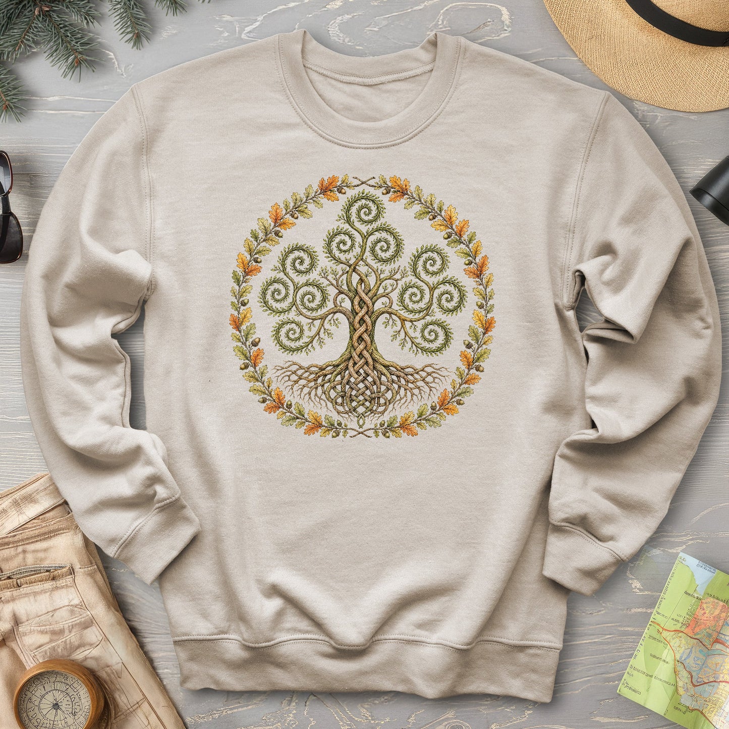 Triskele Tree Of Life Sweatshirt