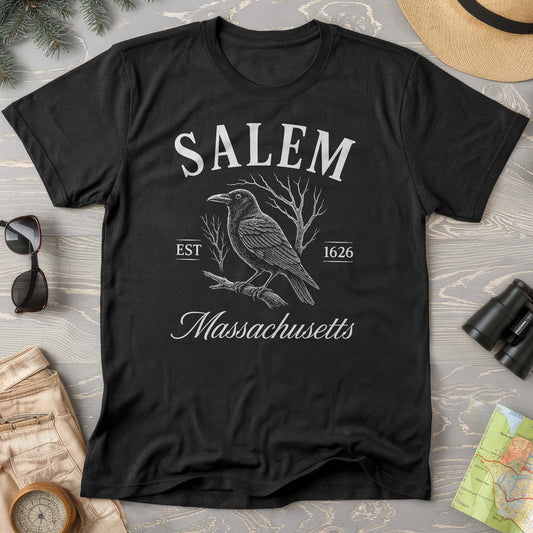 Salem Massachusetts Raven T-Shirt