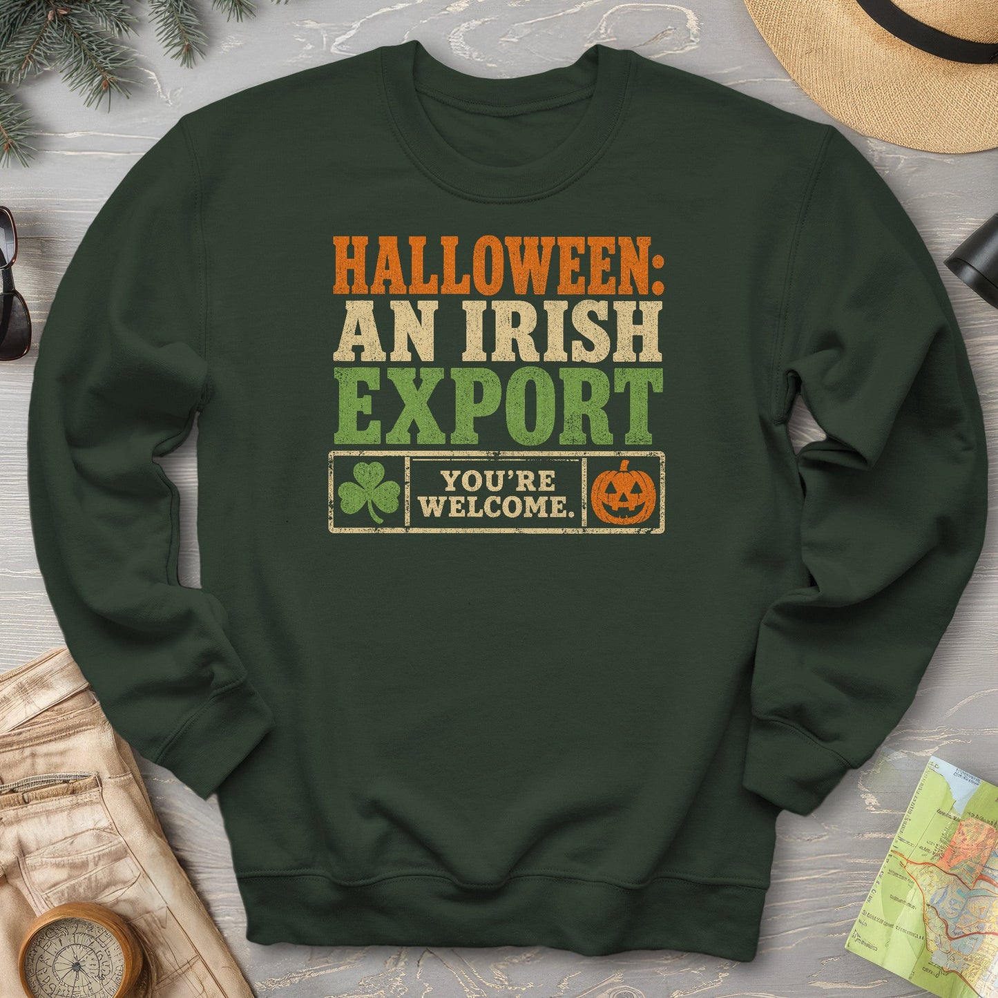 Irish Export Halloween Sweatshirt
