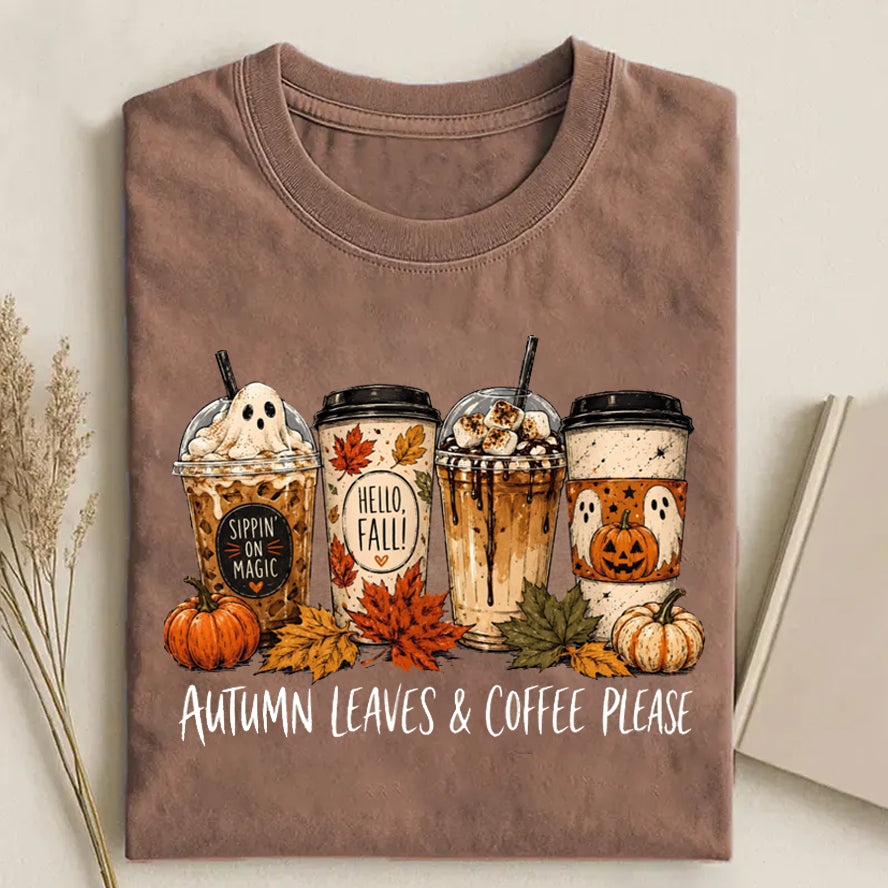 Ghost Coffee Cup T-shirt