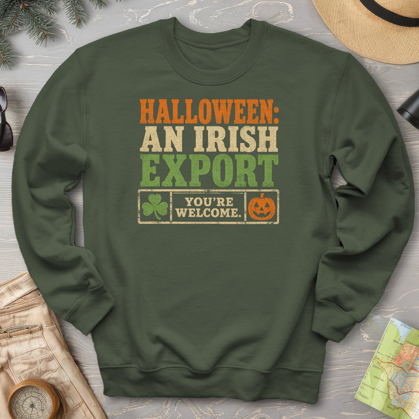 Irish Export Halloween Sweatshirt
