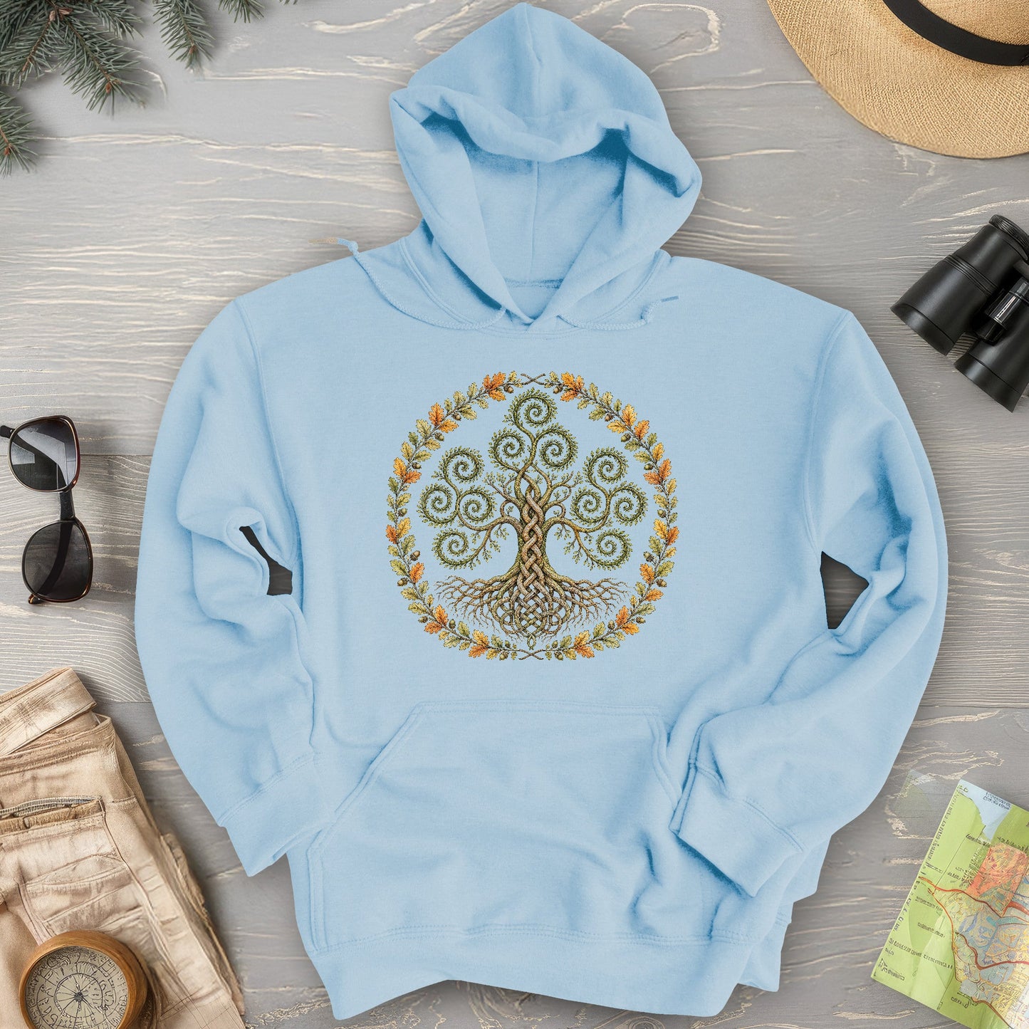 Triskele Tree Of Life Hoodie