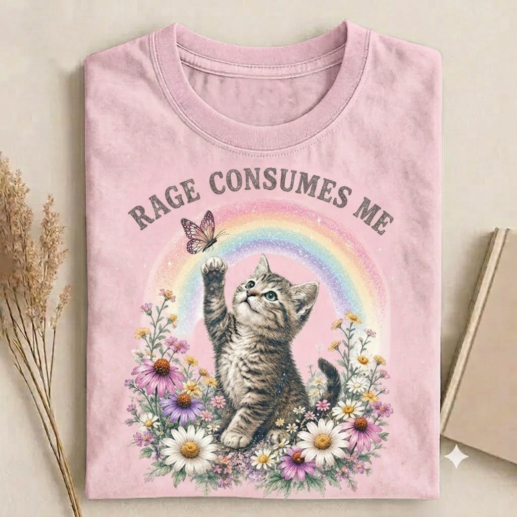 Vintage Rage Consumes Me T-shirt