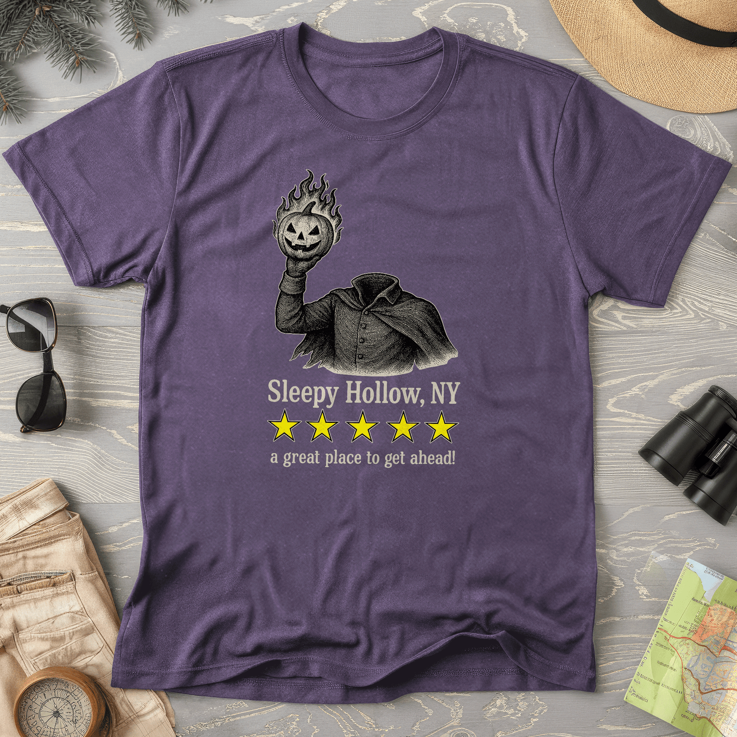 Sleep Hollow NY "5 Star Review" T-Shirt