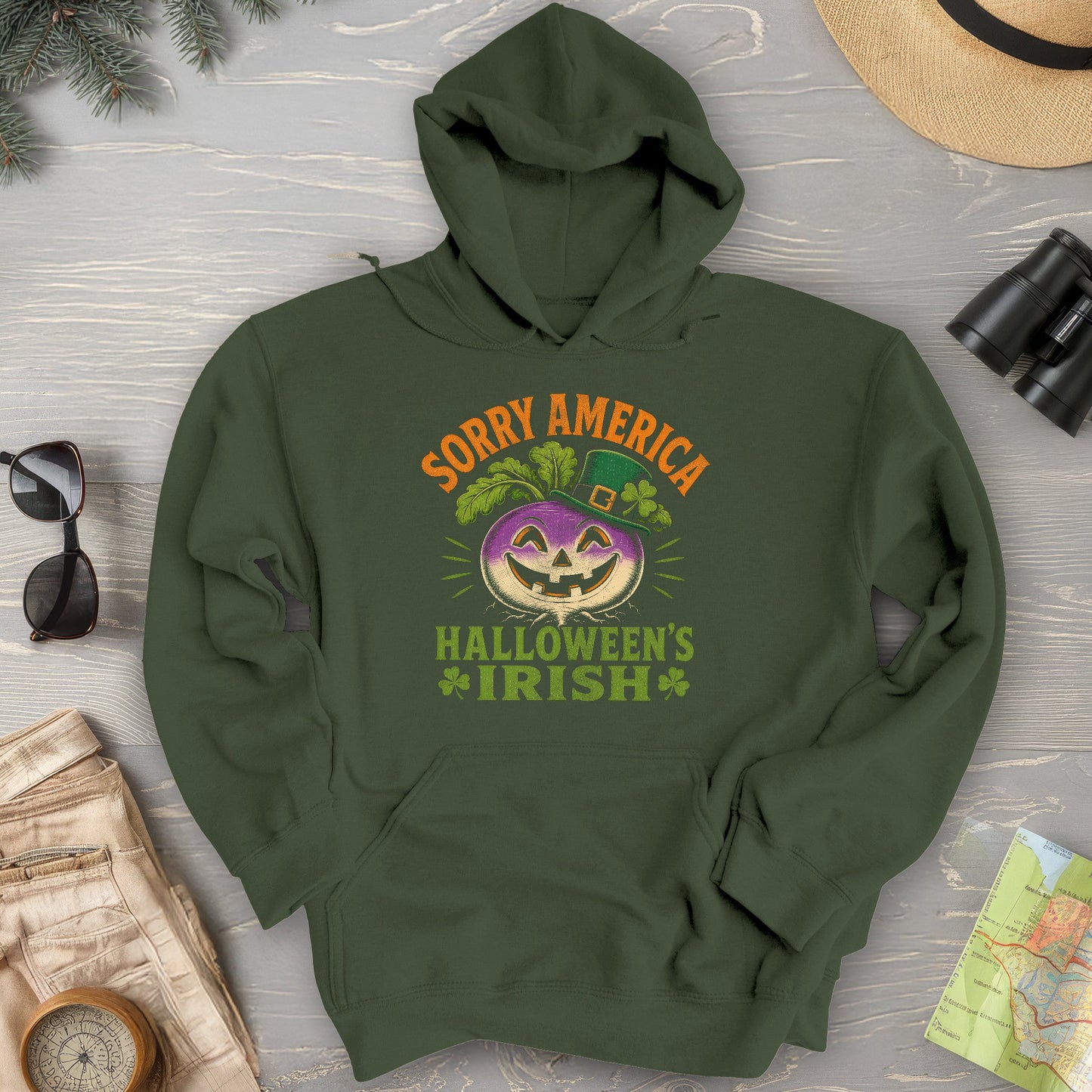 Sorry Halloween's Irish Hoodie