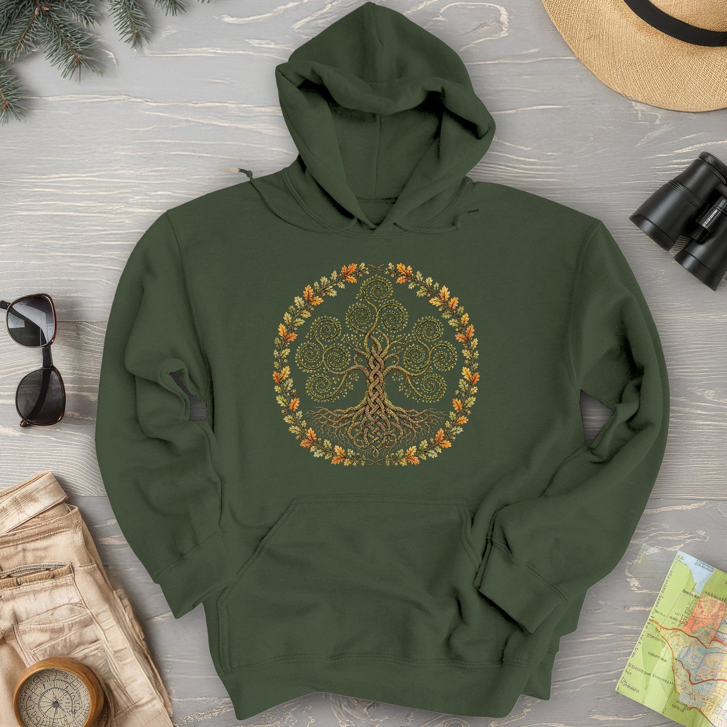 Triskele Tree Of Life Hoodie