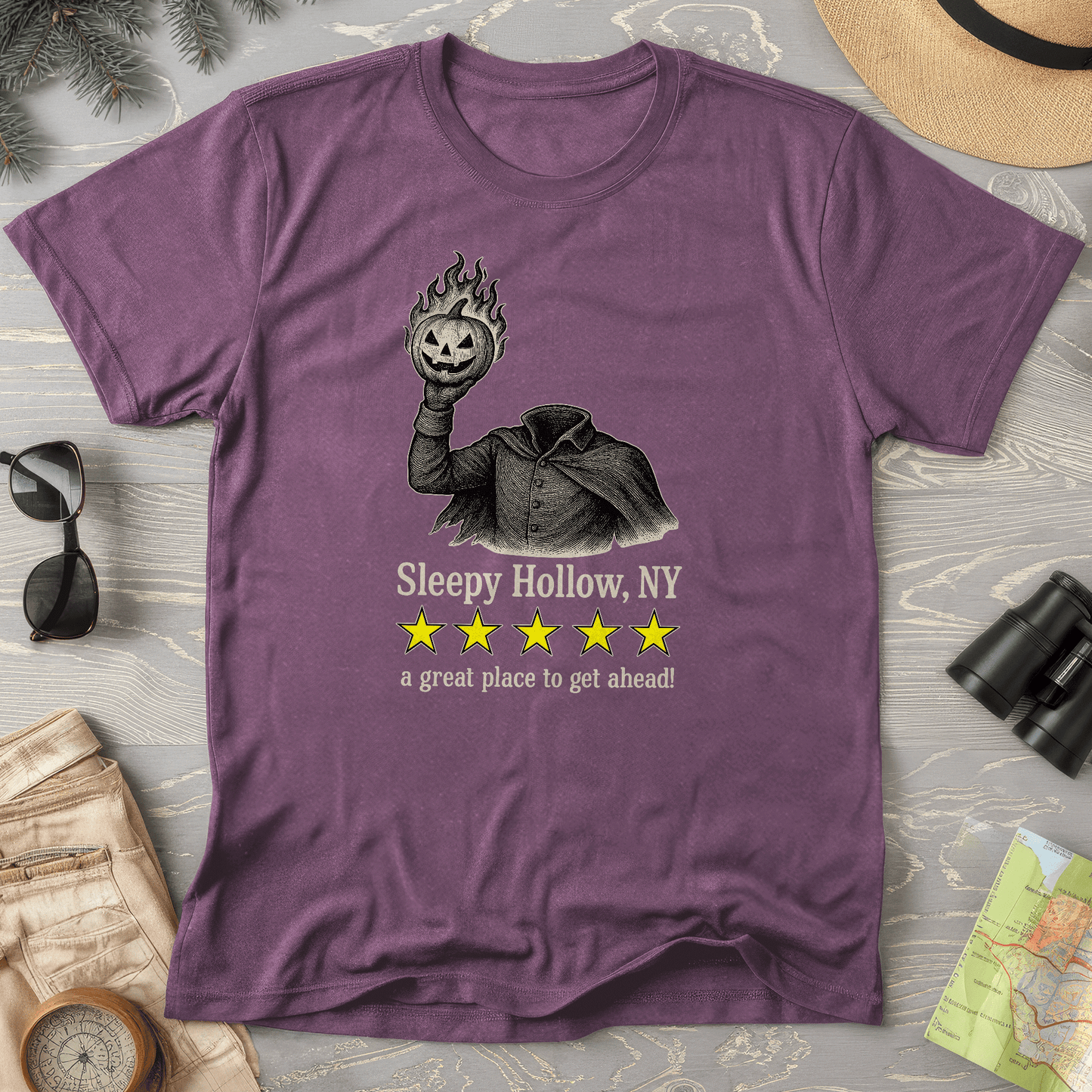 Sleep Hollow NY "5 Star Review" T-Shirt