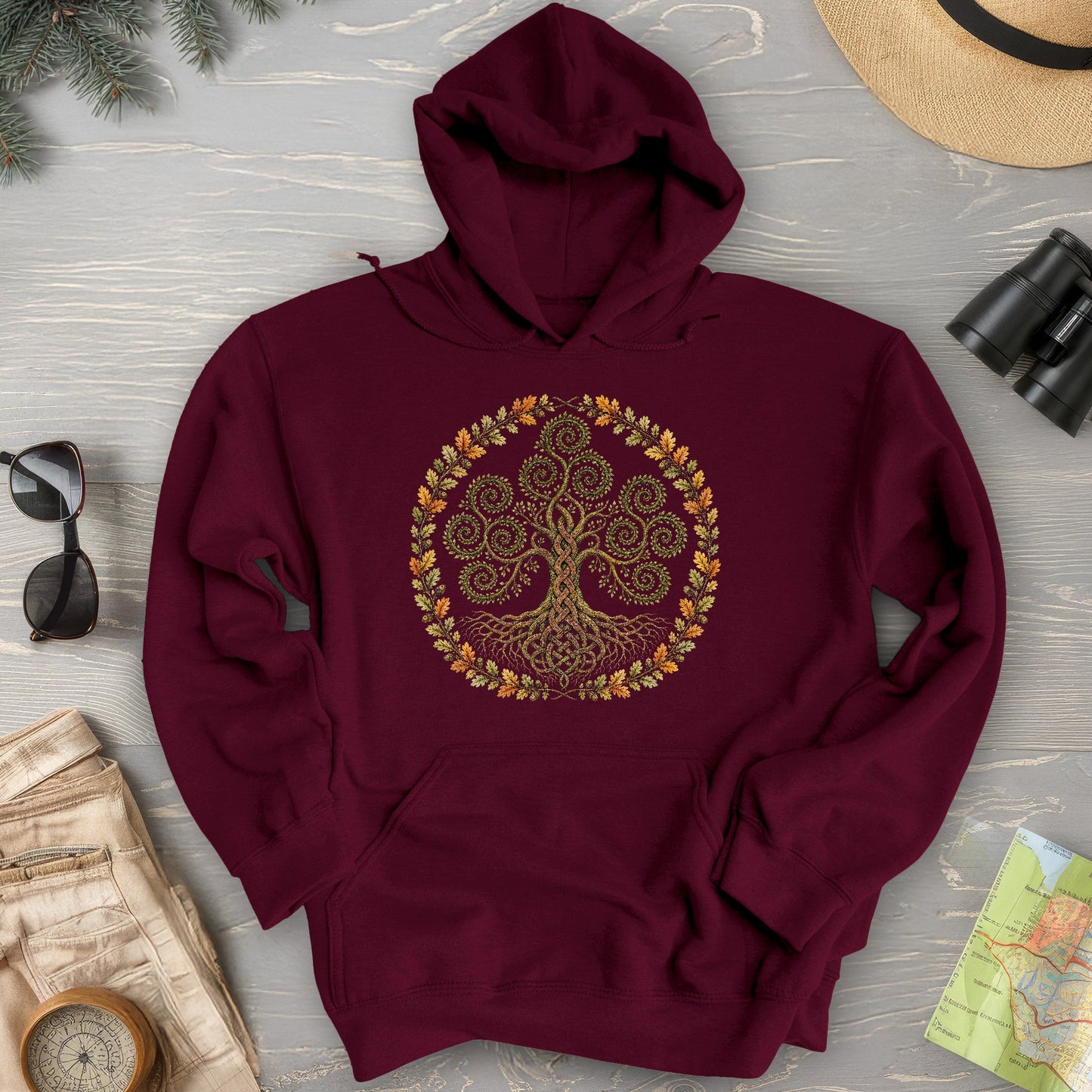 Triskele Tree Of Life Hoodie