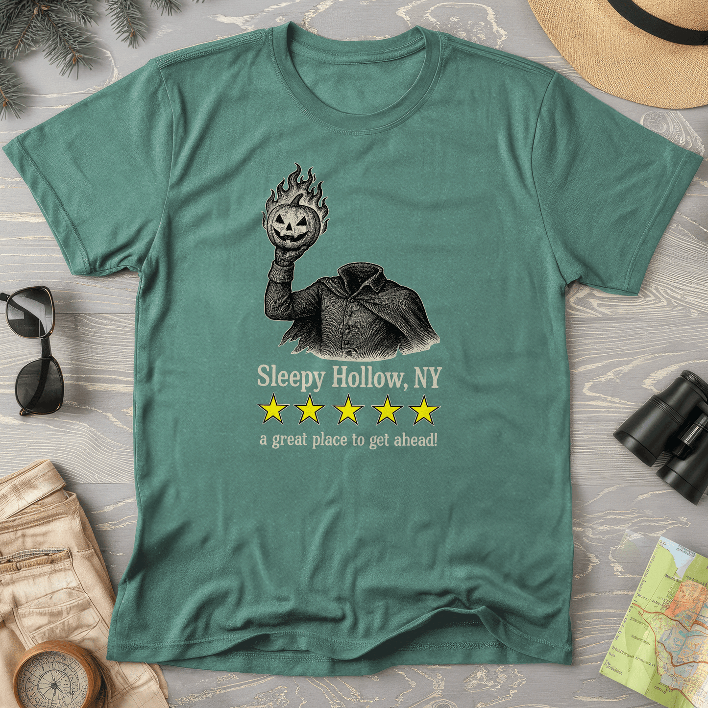 Sleep Hollow NY "5 Star Review" T-Shirt