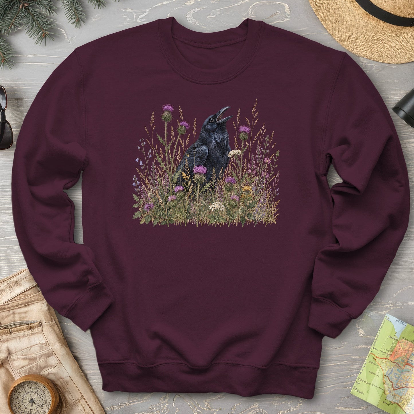 Botanical Raven Sweatshirt
