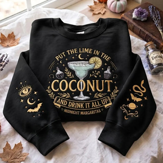 Embroidered Spooky Season Witchy Movie Sweatshirt