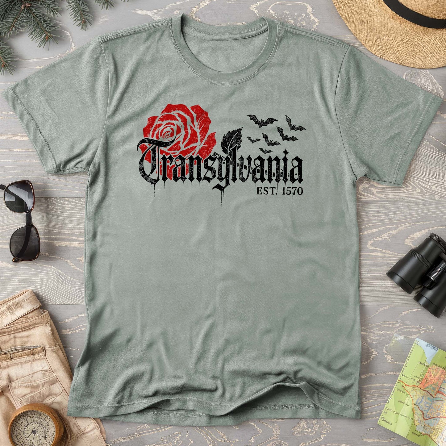 Transylvania Gothic Rose T-Shirt