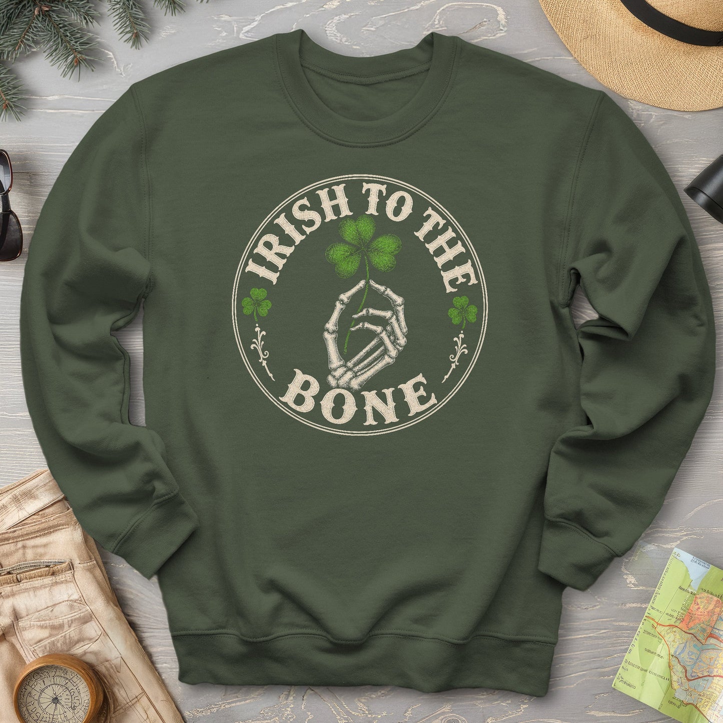 Irish Bone Hand Sweatshirt