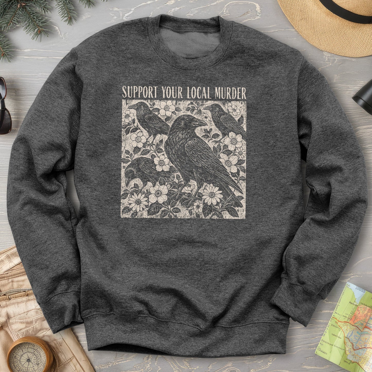 Crow Local Murder Sweatshirt