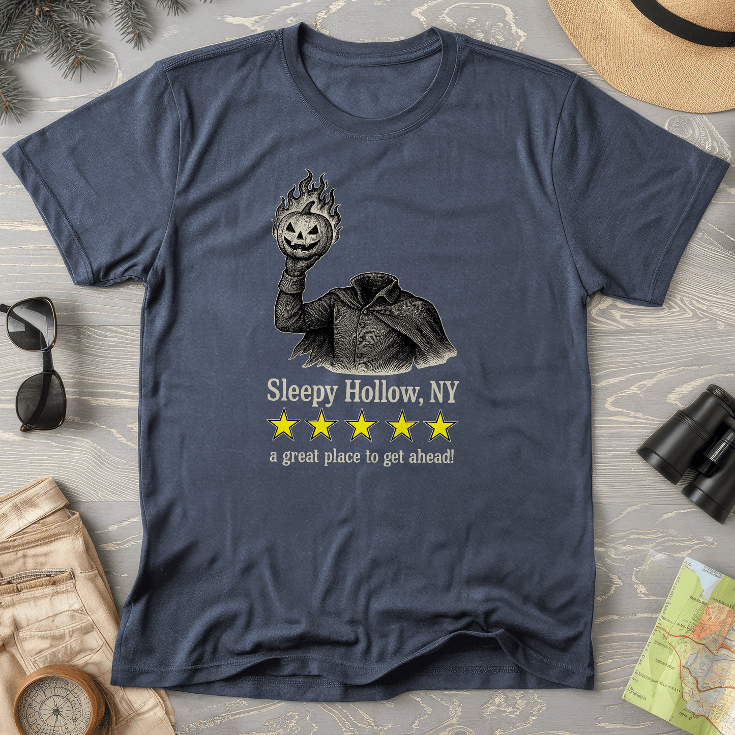 Sleep Hollow NY "5 Star Review" T-Shirt