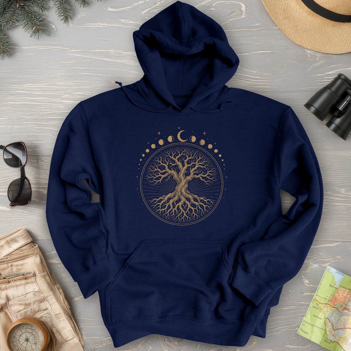 Moon Phase Tree Hoodie