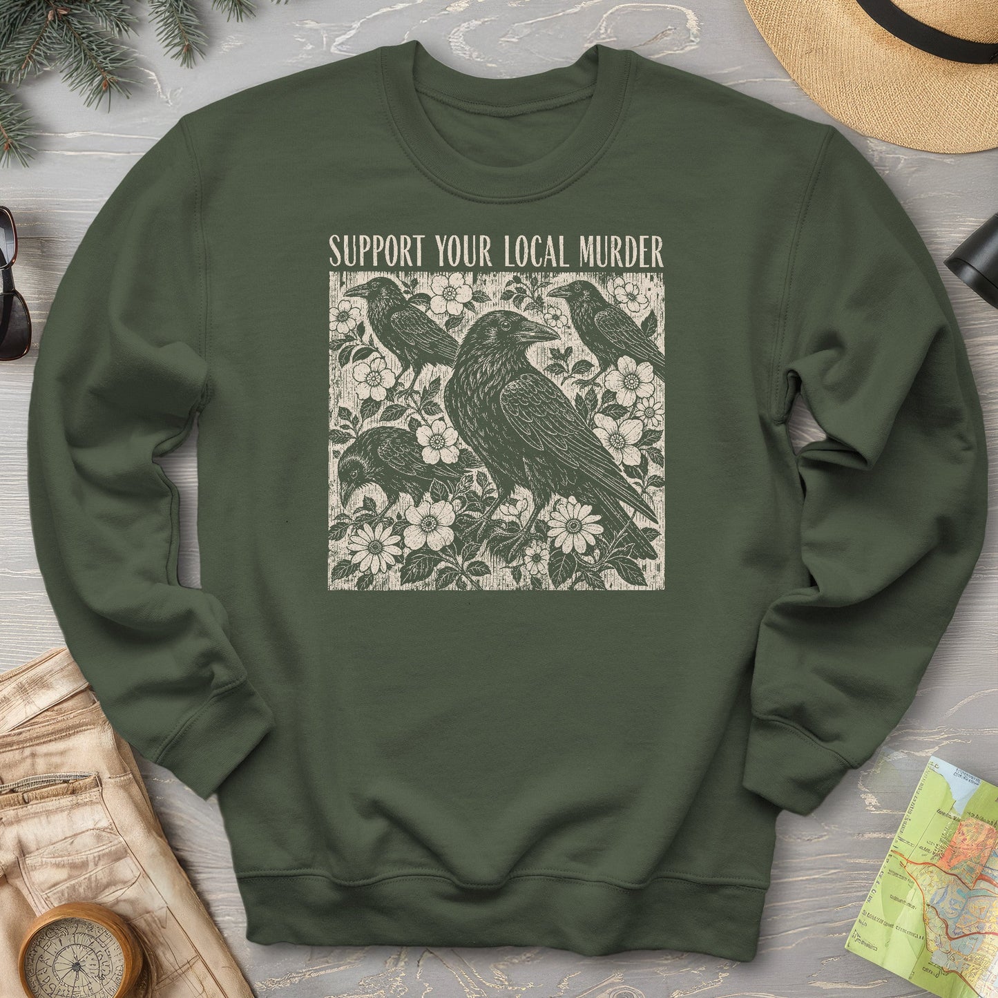 Crow Local Murder Sweatshirt