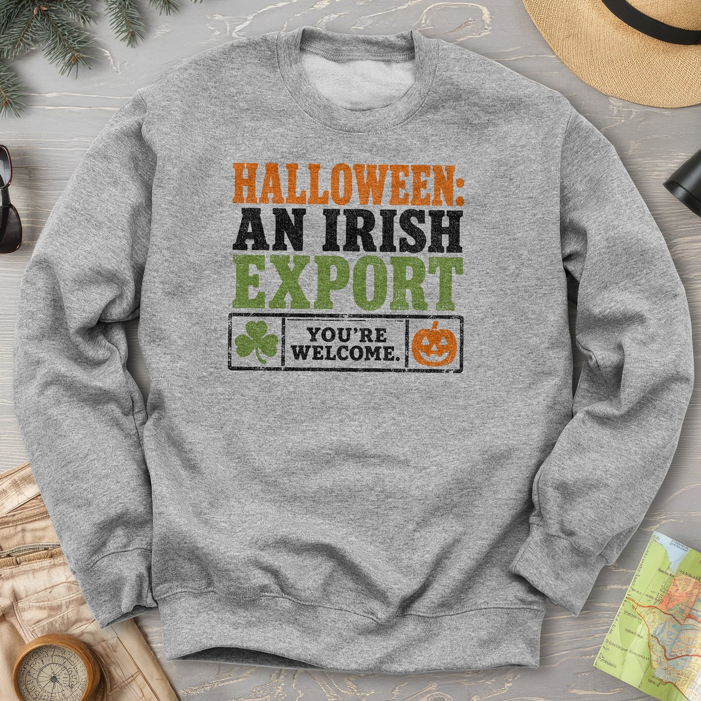 Irish Export Halloween Sweatshirt