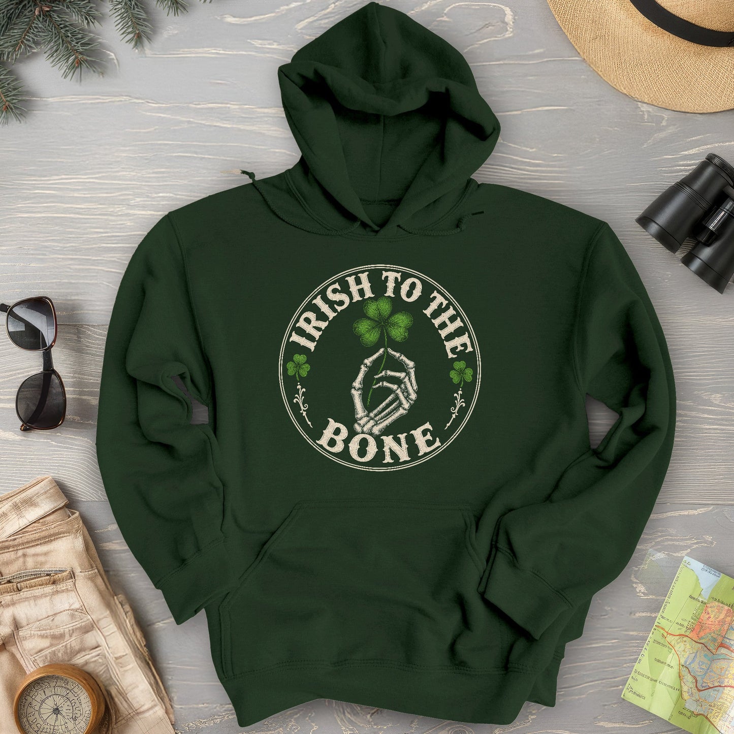 Irish Bone Hand Hoodie
