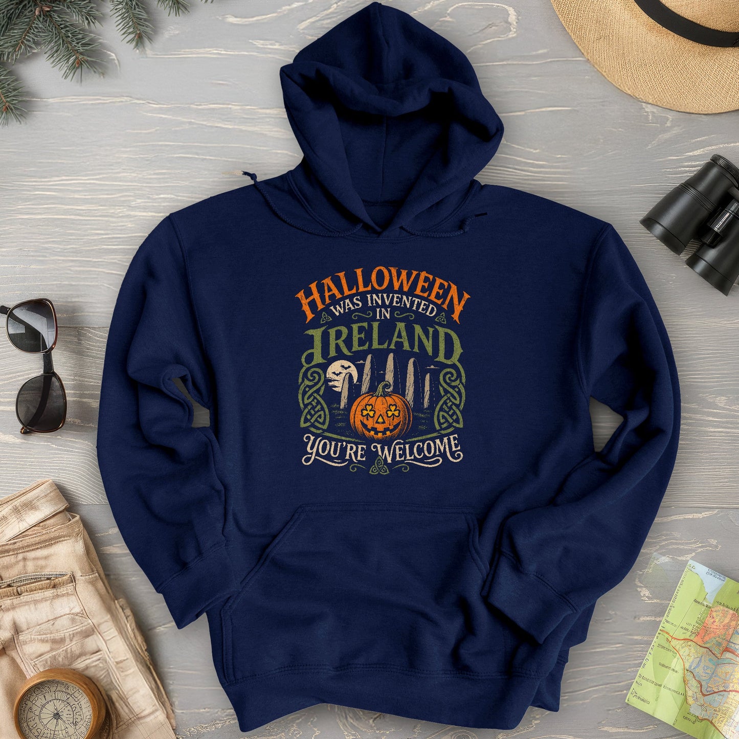 Invented In Ireland Halloween Hoodie