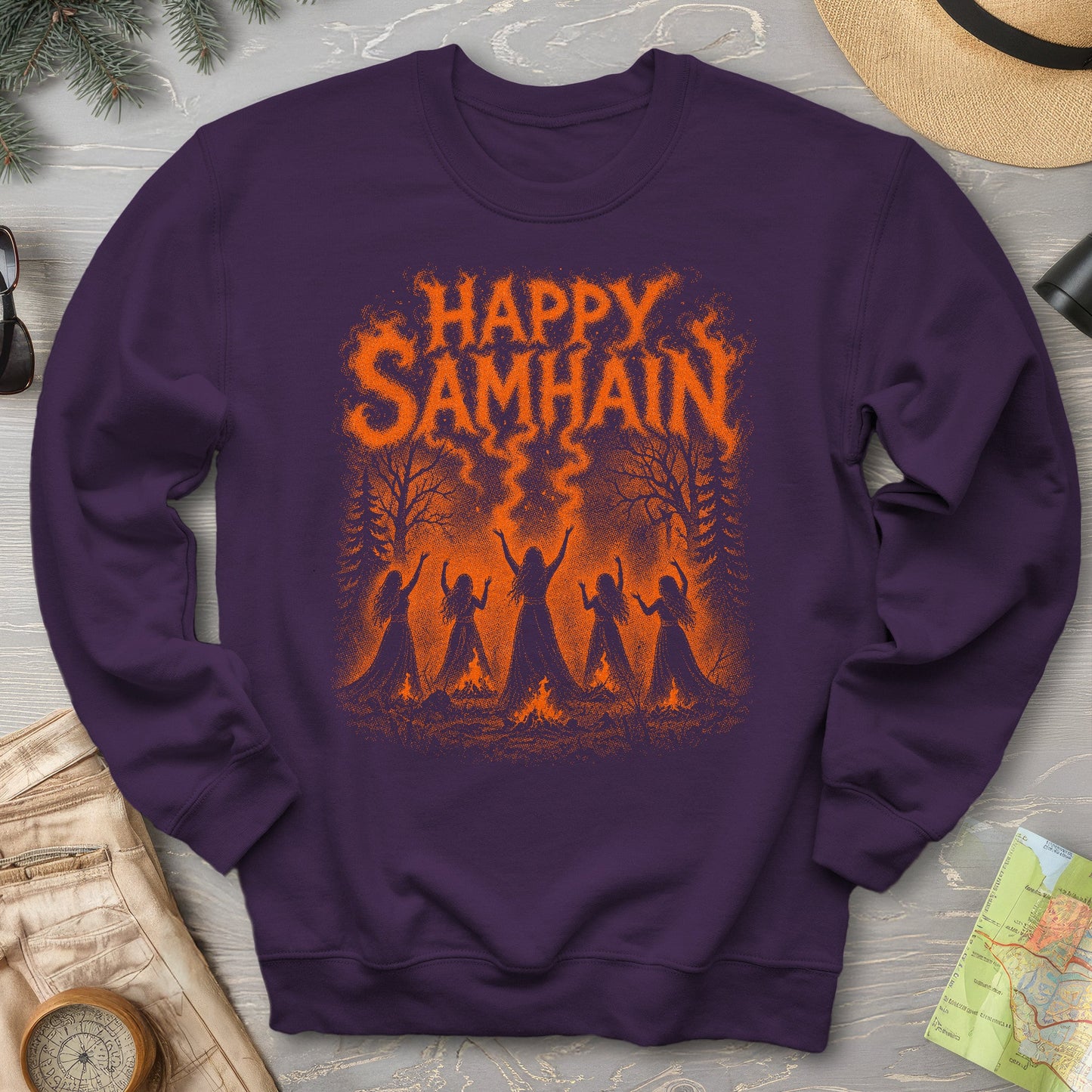 Happy Samhain Druid Sweatshirt