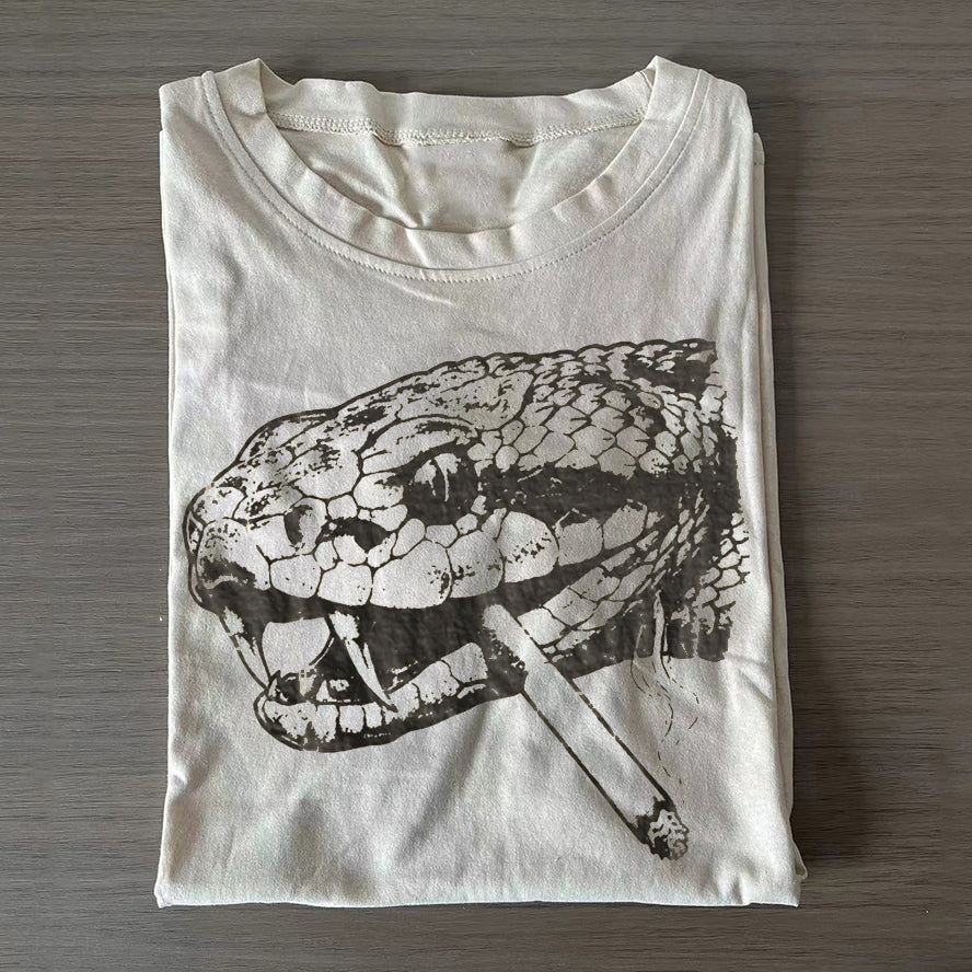 Snake Smoke Vintage 90s T-shirt